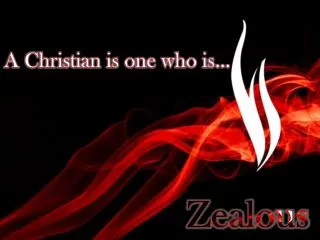 A Christian is one who is…