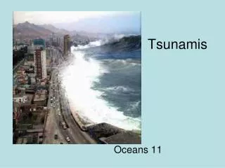 Tsunamis