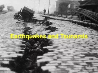 earthquakes and tsunamis