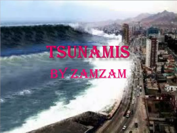 tsunamis