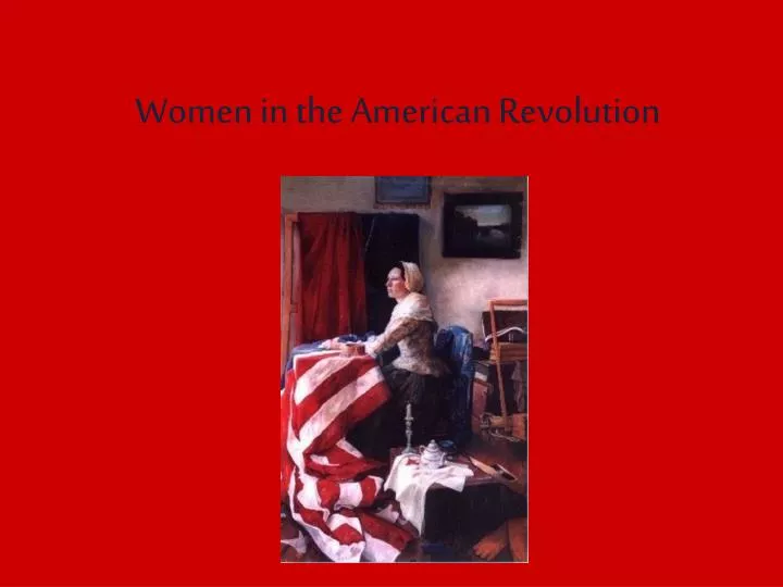 women in the american revolution