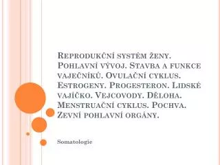 somatologie
