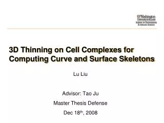 3D Thinning on Cell Complexes for Computing Curve and Surface Skeletons
