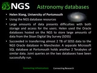 Astronomy databases