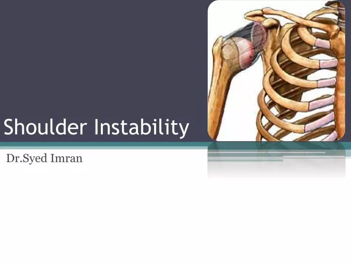 shoulder instability