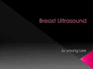 Breast Ultrasound