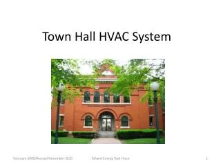 Town Hall HVAC System