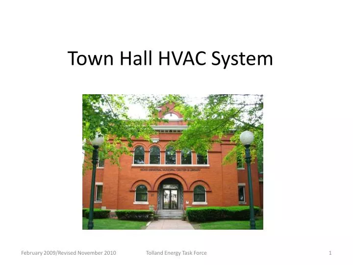 town hall hvac system
