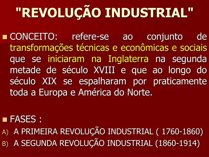 revolu o industrial