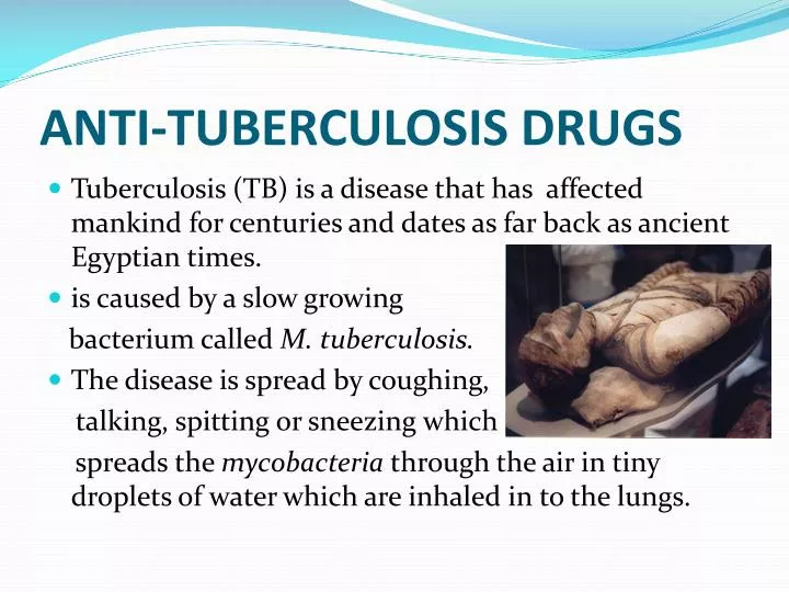 anti tuberculosis drugs