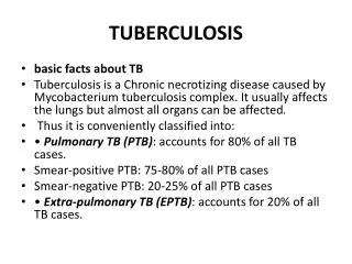 TUBERCULOSIS