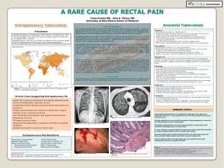 A RARE CAUSE OF RECTAL PAIN Irene Krokos MD, John R. Pierce, MD