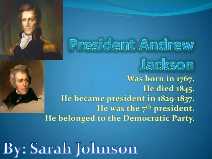 president andrew jackson