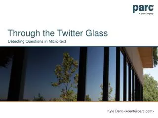Through the Twitter Glass