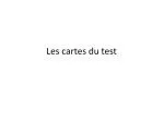 Les cartes du test - slide 1