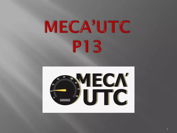 meca utc p13