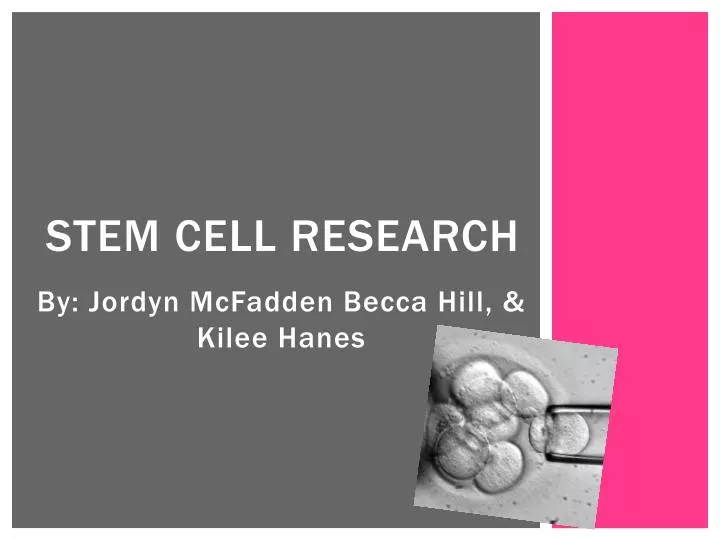 stem cell research