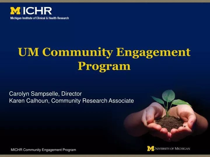 um community engagement program