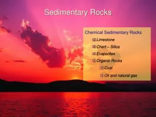 Sedimentary Rocks