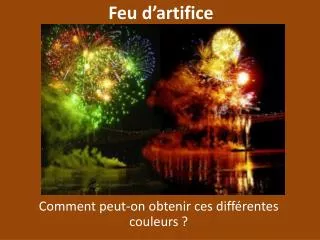 feu d artifice
