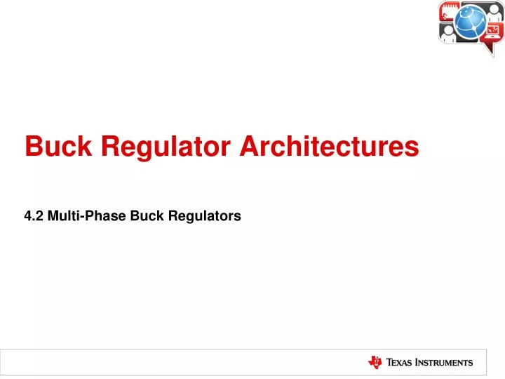 buck regulator architectures