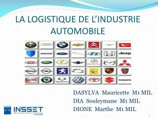 la logistique de l industrie automobile