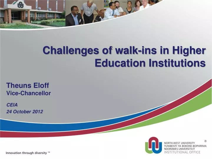 challenges of walk ins in higher education institutions