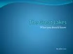 The Great Lakes - slide 1