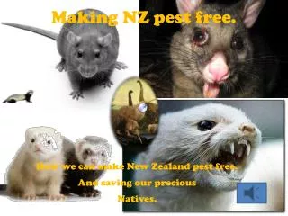 Making NZ pest free.