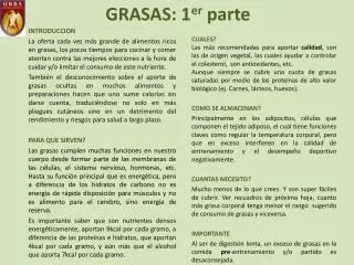 grasas 1 er parte