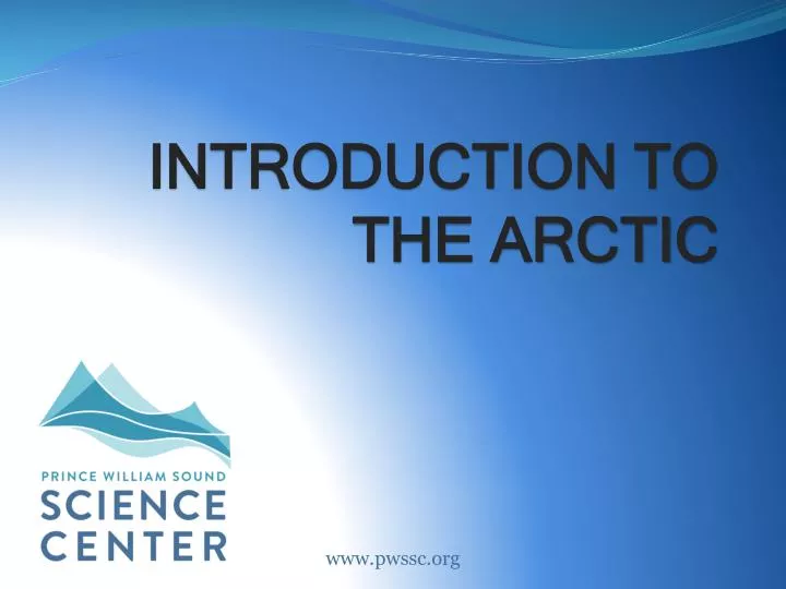 introduction to the arctic