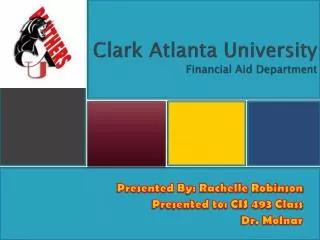 Clark Atlanta University Financial Aid Department