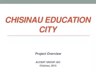 Chisinau Education City
