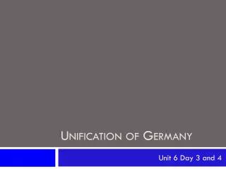 Unification of Germany