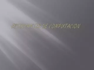 estudiantes de computacion