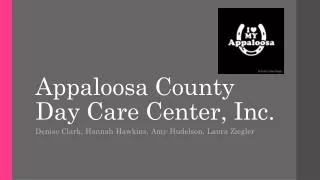 Appaloosa County Day Care Center, Inc.
