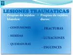 LESIONES TRAUMATICAS - slide 1
