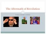 The Aftermath of Revolution - slide 1