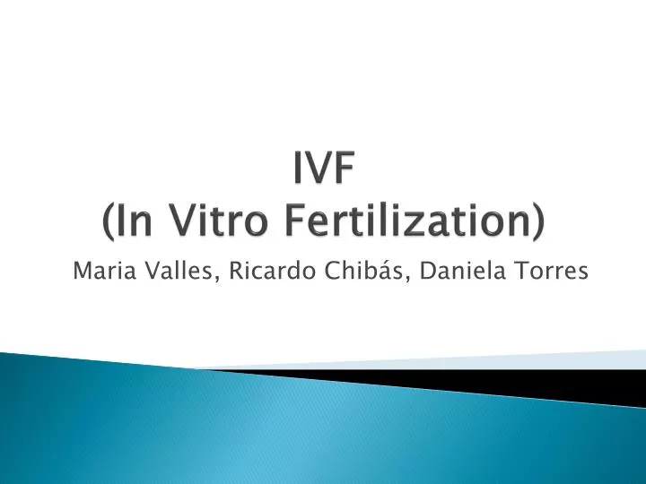 ivf in vitro fertilization