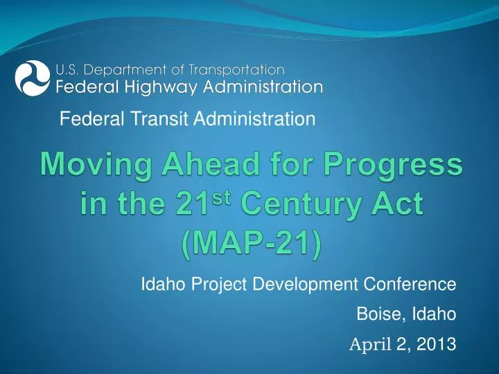 moving ahead for progress in the 21 st century act map 21
