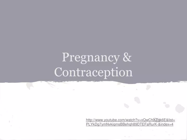 pregnancy contraception