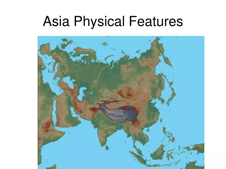 asia physical features