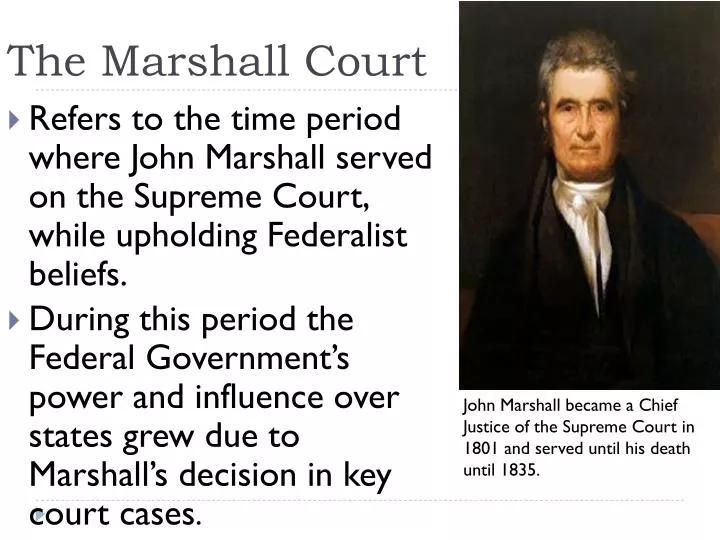 the marshall court