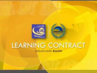 LEARNING CONTRACT