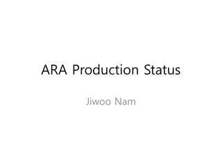 ARA Production Status