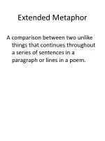 Extended Metaphor - slide 1