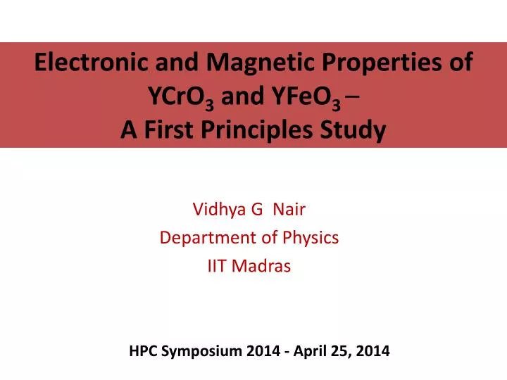 electronic and magnetic properties of ycro 3 and yfeo 3 a first principles study