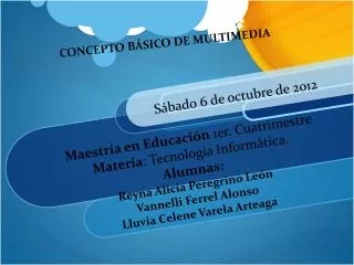 concepto b sico de multimedia