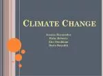 Climate Change - slide 1