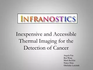 Inexpensive and Accessible Thermal Imaging for the Detection of Cancer